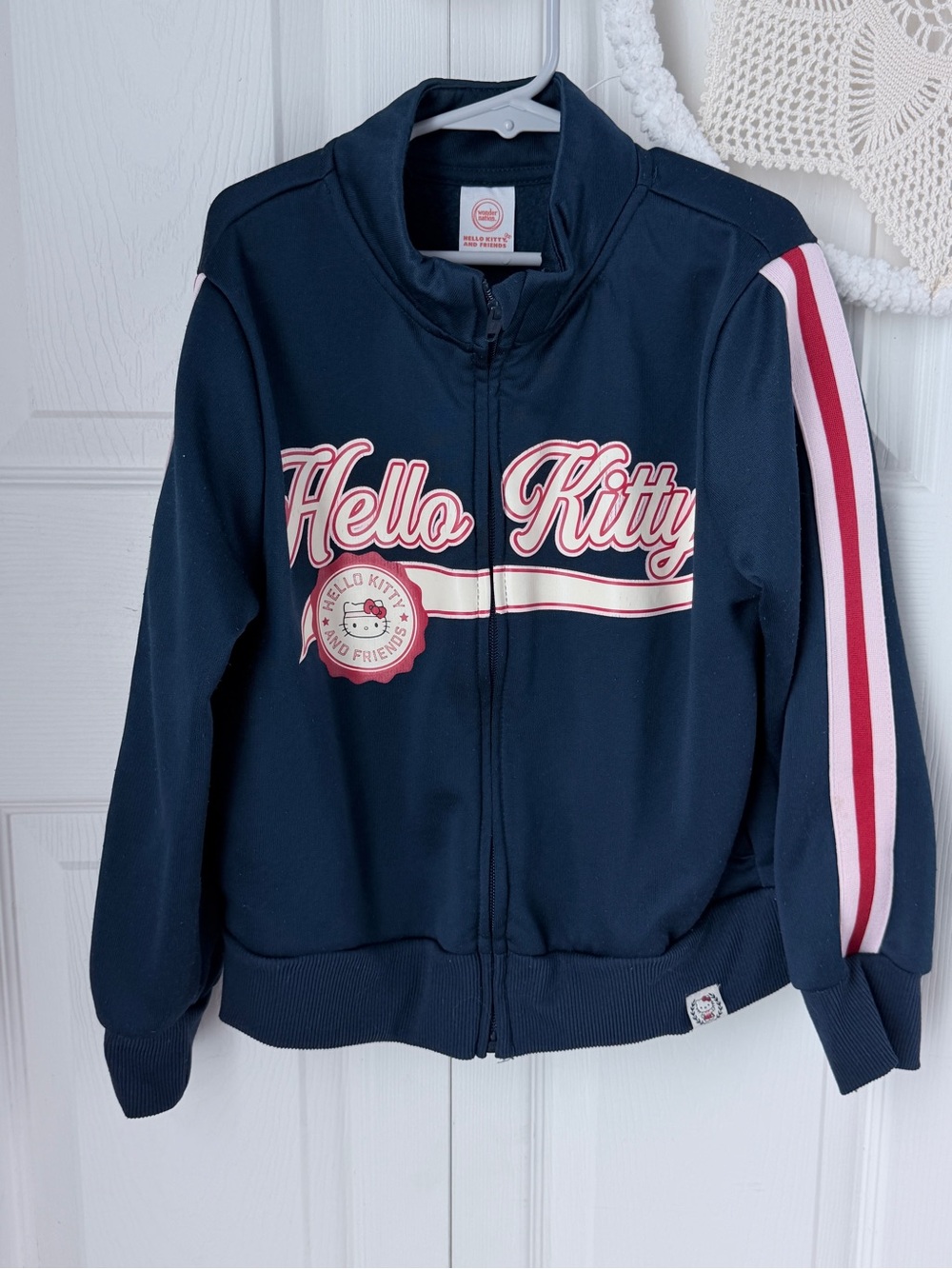 wonder nation Navy Hello Kitty Zip-Up 2 piece Jacket and Pants